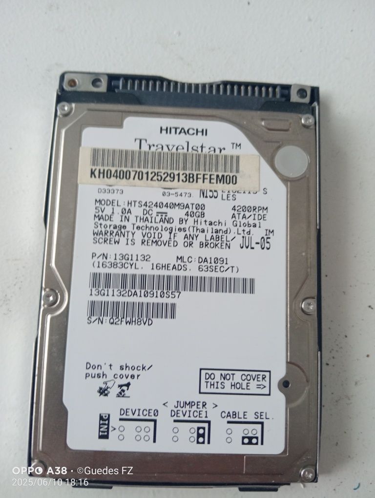 Peças de computador portátil