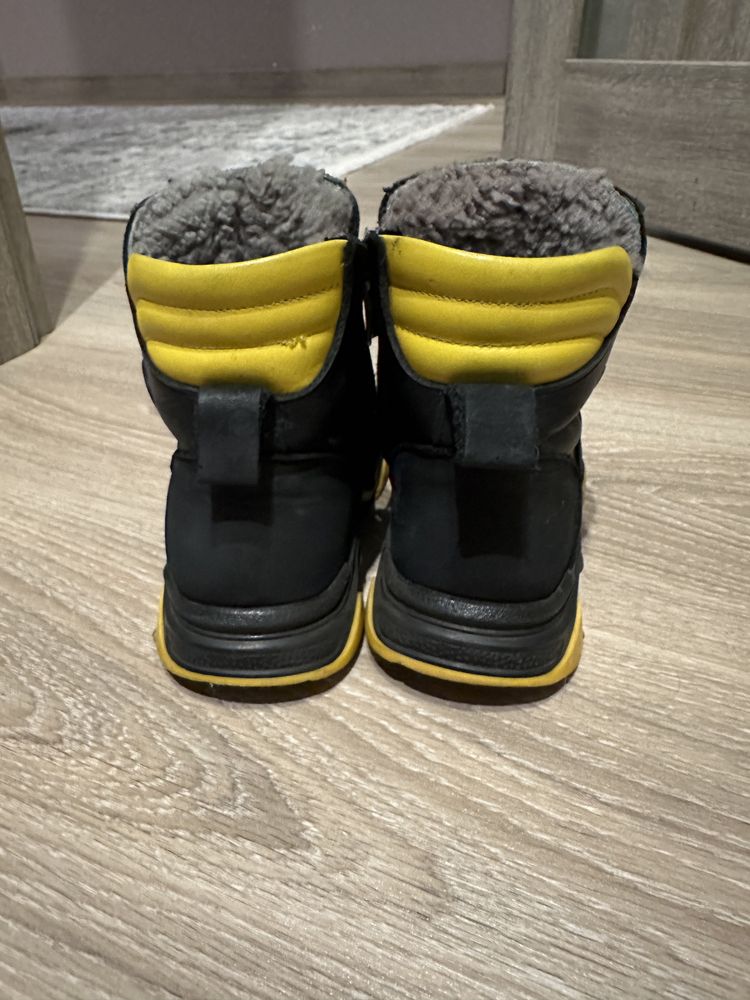 детские натуральные зимние ботинки