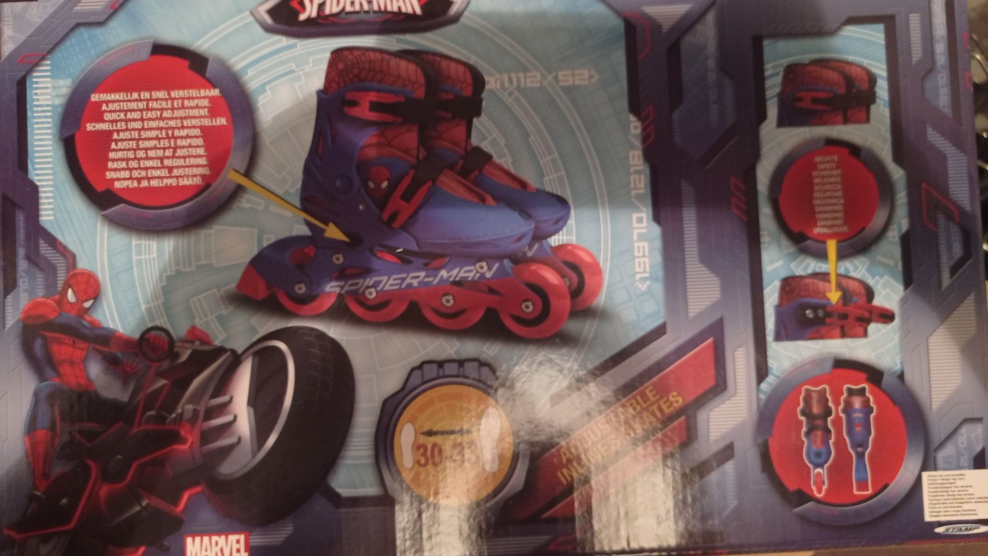 Patins em linha Spiderman