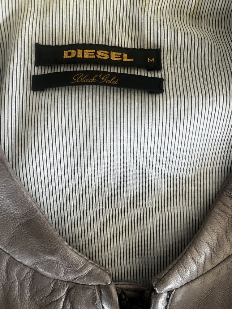 Diesel kurtka męska skóra naturalna r. M/38