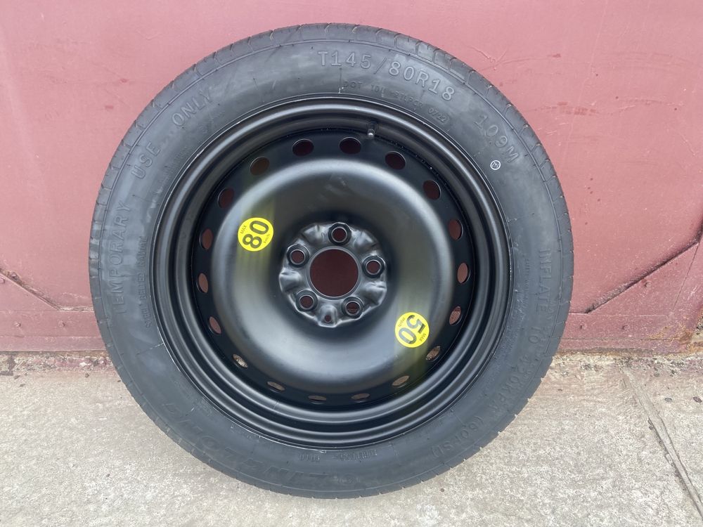 Докатка BMW БМВ 135/80,145/80,145/85 R18 5X120 F10,F11 новая,домкрат