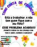 tomo conta de crianças
