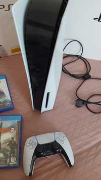 PS 5 + Gry , Tekken 7, NBA 2K24, F1, Pudełko