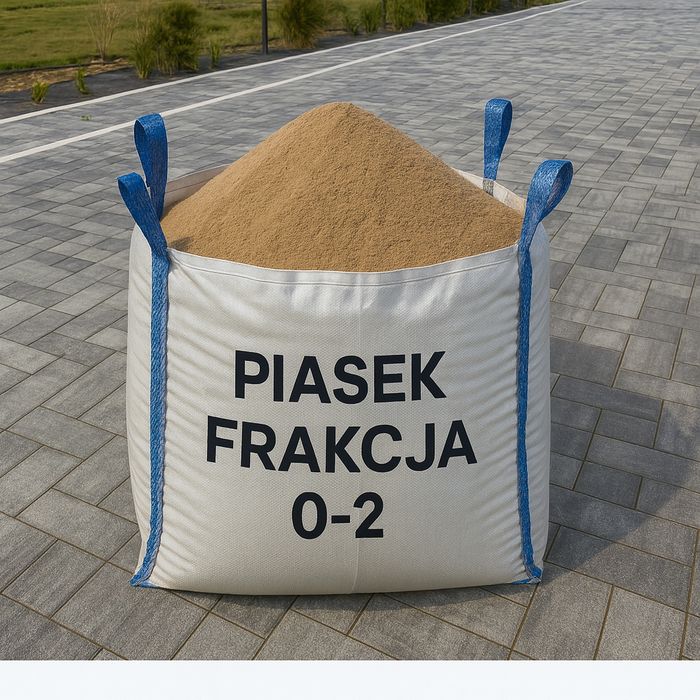 Piasek do zasypywania kostki brukowej – Big Bag 1 tona