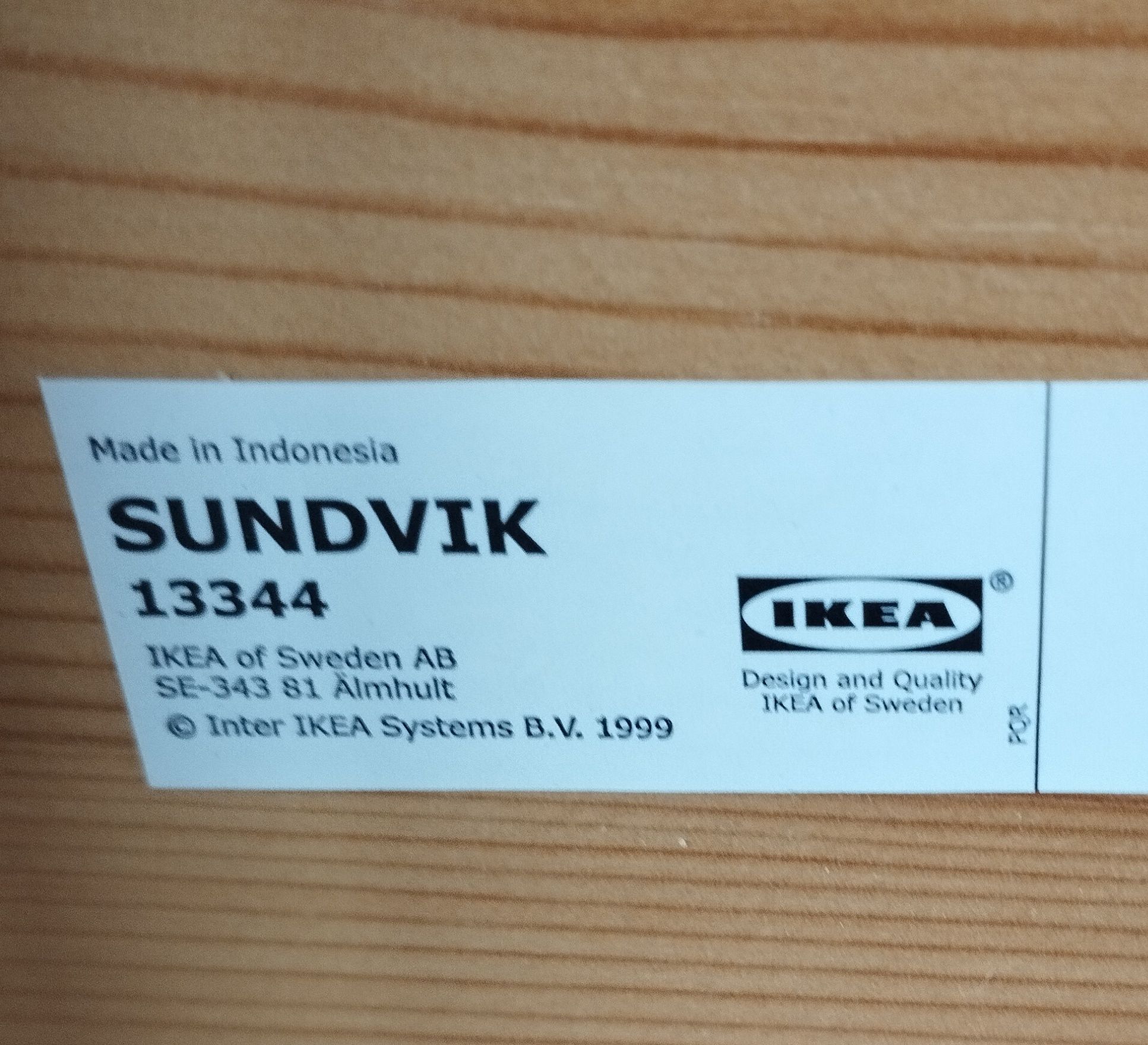 Krzesło krzesełko białe drewniane Ikea 13344