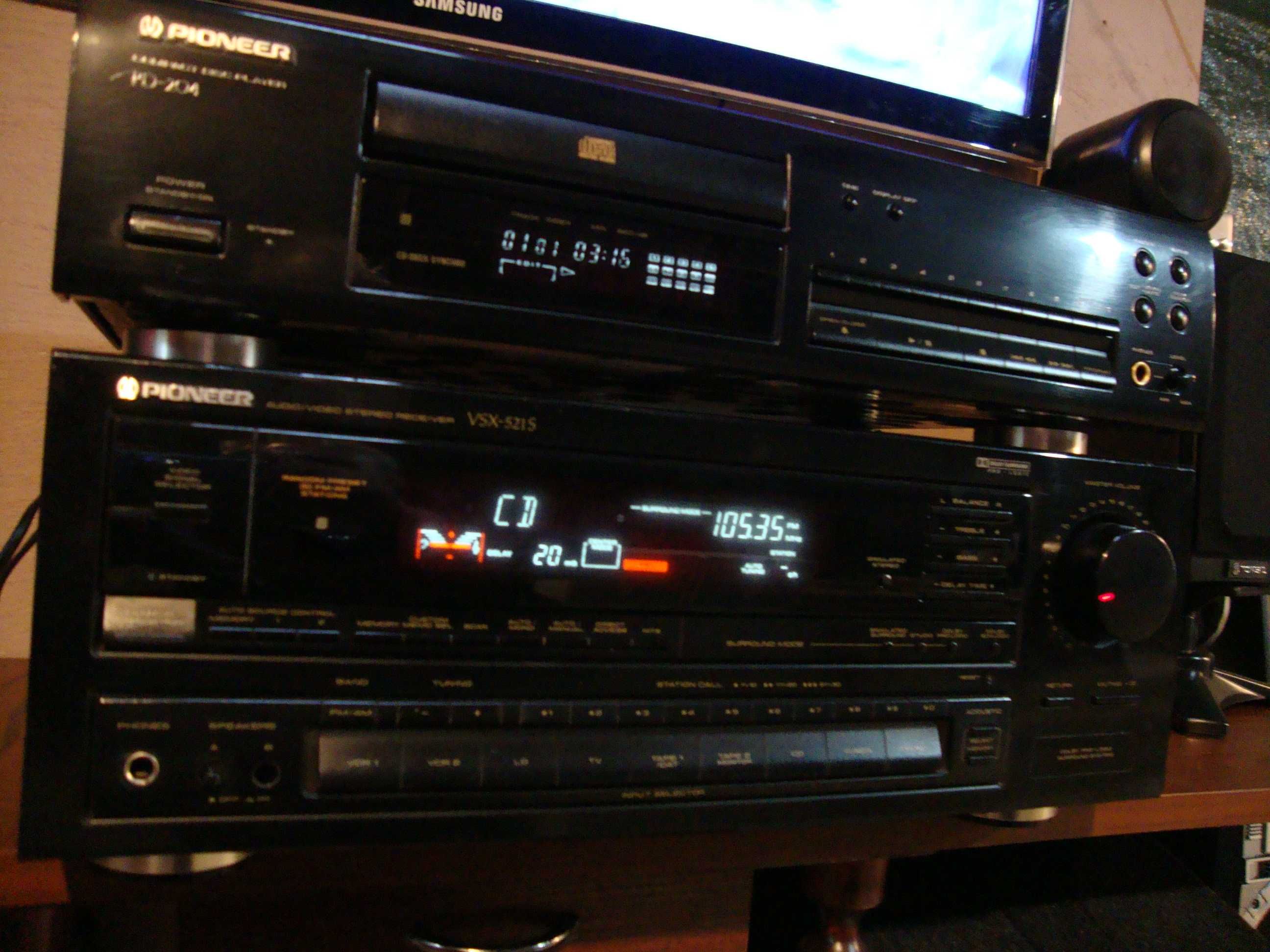 Okazja! Nietuzinkowy*PIONEER*Amplituner VSX-521S +?? CD PD-204??