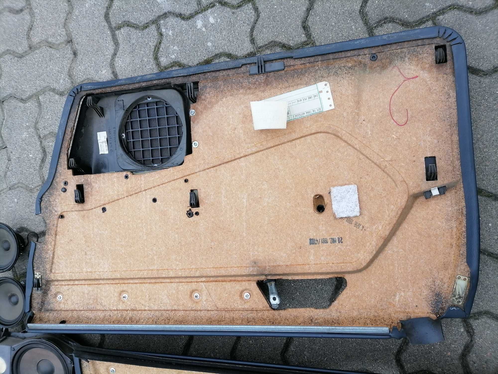 Mercedes w124 sedan kombi active bass system kod 814 kompletny