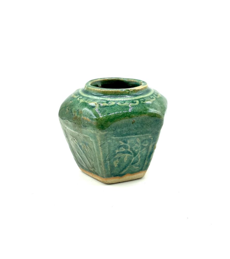 Pote chinês Shiwan ginger jar antigo