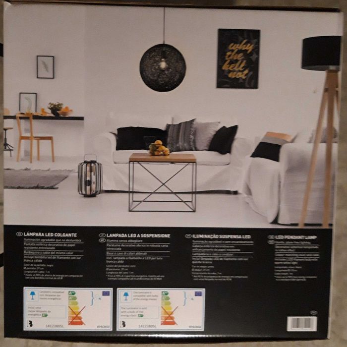 Candeeiro de teto, Iluminação suspensa LED - Artigo NOVO e selado.