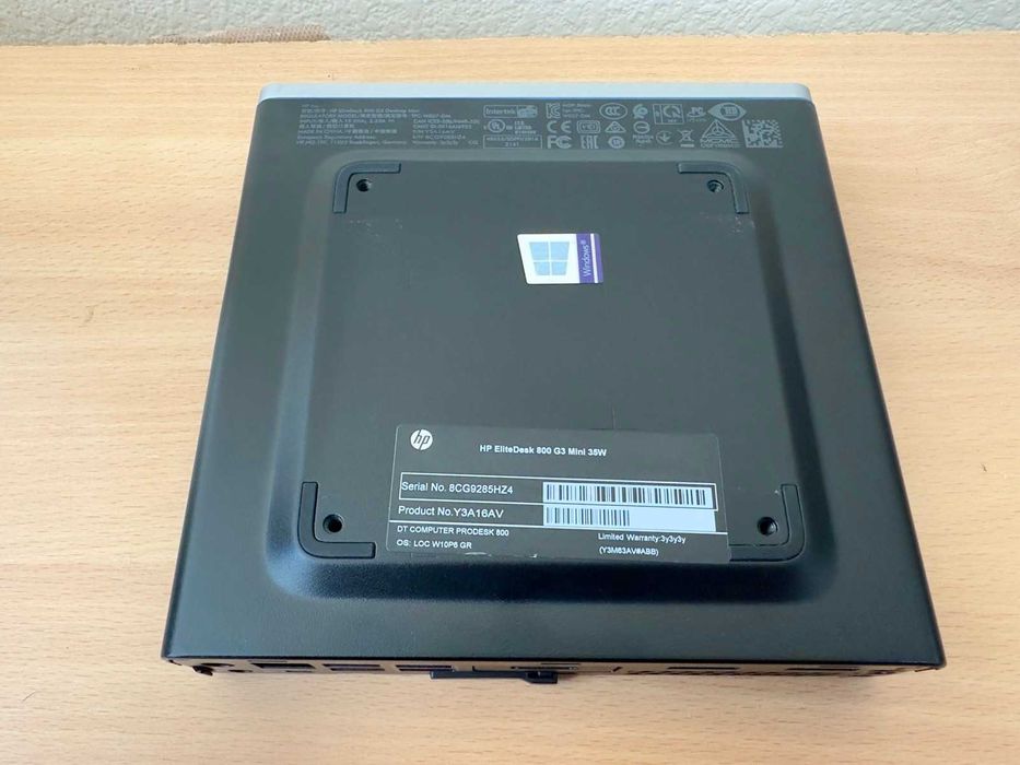 Розпродаж! HP 800 G3 mini USFF i5-6500T(4 ядра)/8GB DDR4/TypeC/DP
