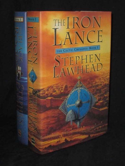 Livros The Celtic Crusades Iron Lance e Black Rood Stephen Lawhead