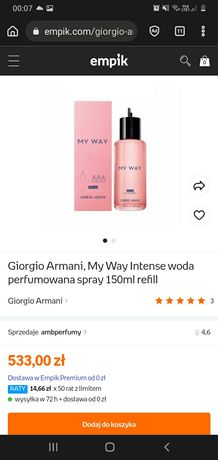 Woda perfumowana Giorgio Armani My Way