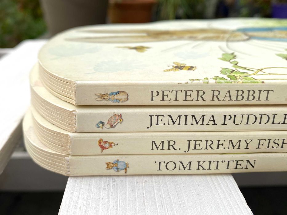Zestaw 4 książeczek Beatrix Potter angielski Peter Rabbit Tom Kitten