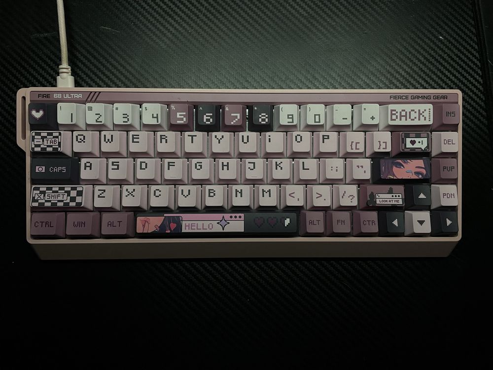 Кастомная клавиатура fire68 ultra limited edition