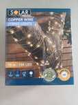 Lampki Led solar na druciku. Balkon, taras