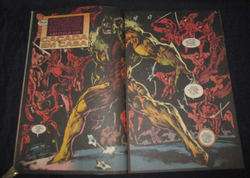 2 livros Dentes de Sabre Caçada Mortal mini série completa