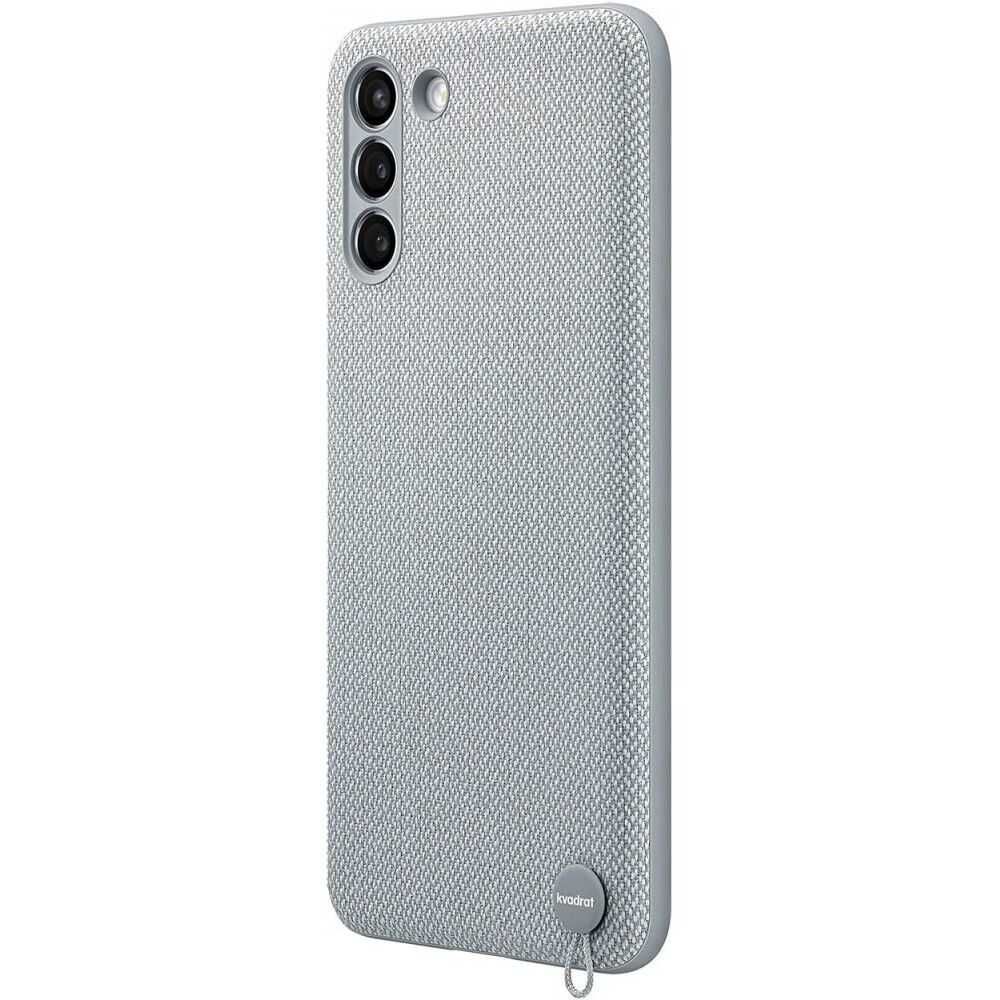 Оригинальный чехол Samsung S21 Plus S21+ Kvadrat Cover Серый