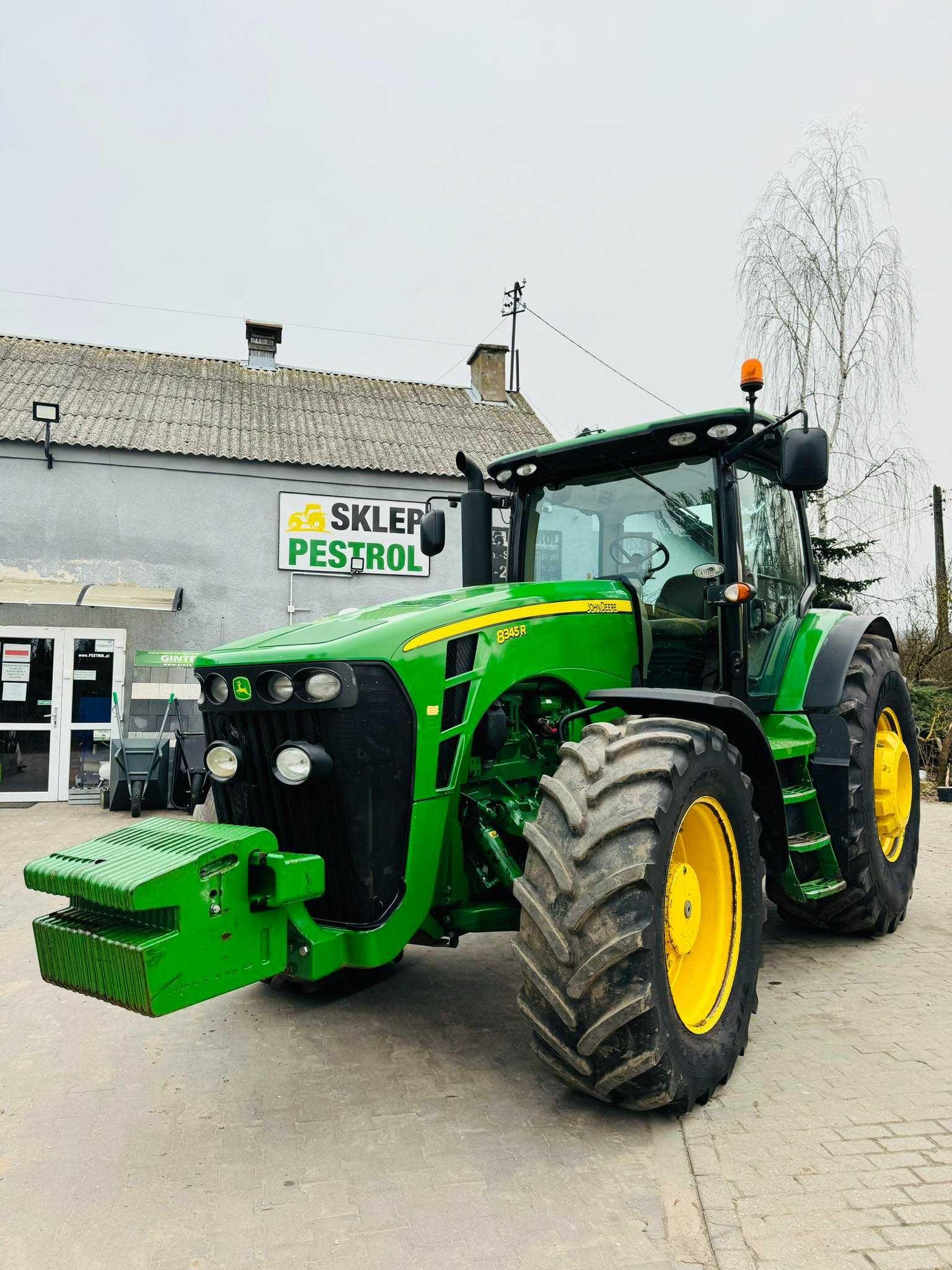 John Deere 8345 R! 2010 ROK! 370 KM! OBCIĄŻNIKI! TANIO! W oryginale!