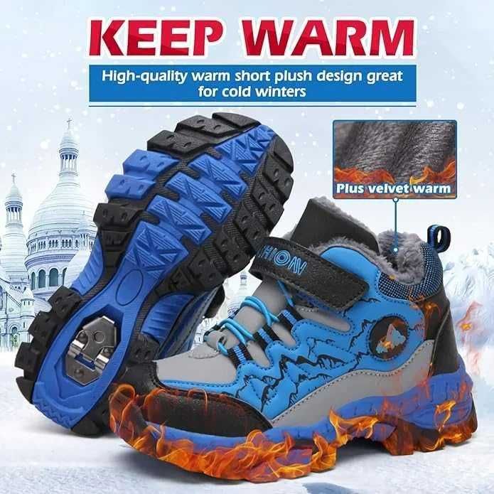 Nowe buty chłopięce / turystyczne / trekkingowe / zimowe / R-33 !3237!