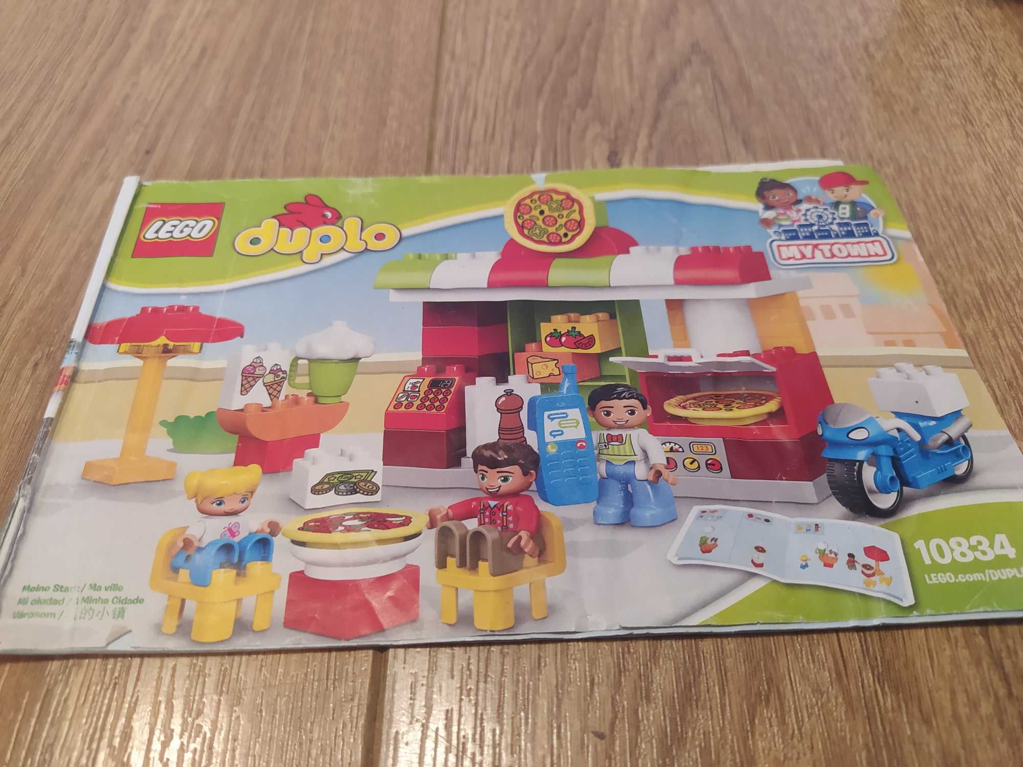 LEGO duplo 10834 - pizzeria - kompletny zestaw.