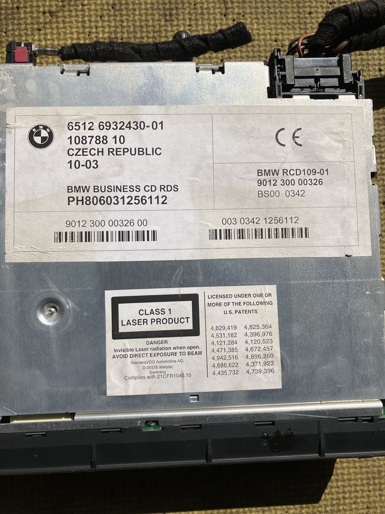 BMW E46 - radio CD business