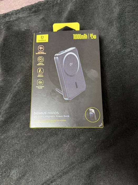 Baseus Qi2 45 Вт Power Bank 10000 мАг MagSafe 15 Вт