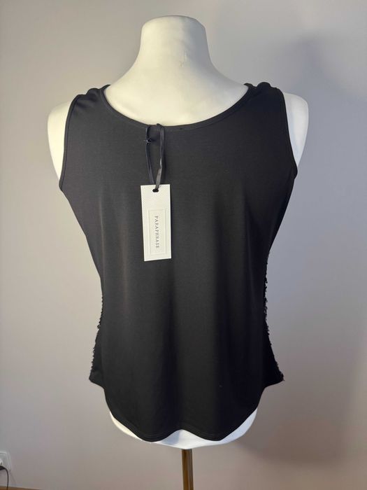 NOWA cekinowa koszulka na grubych ramiączkach PARPHRASE L