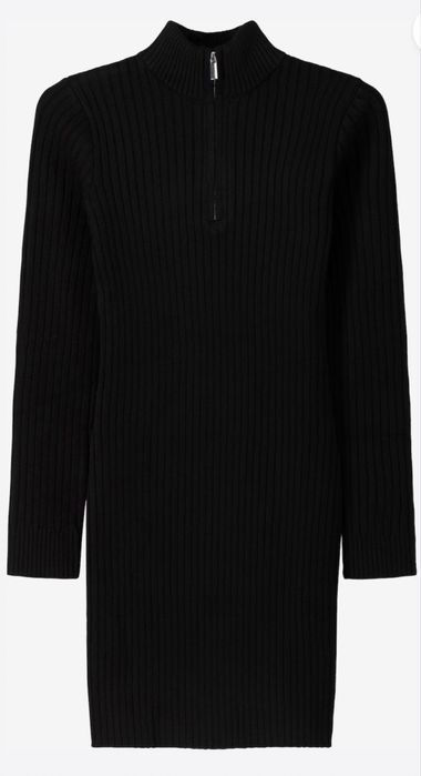 Сукня- светр в рубчик