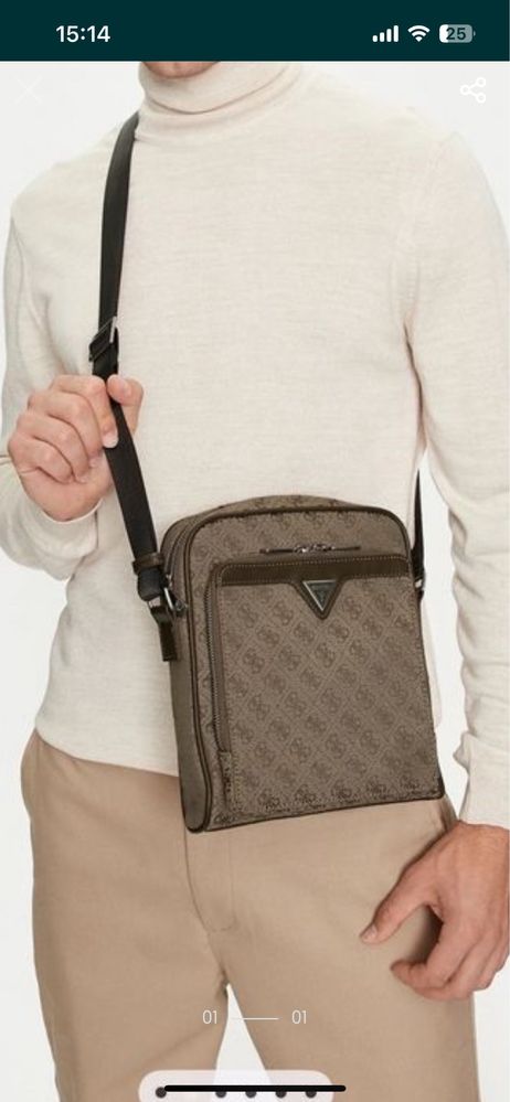 продам сумку guess milano мужскую