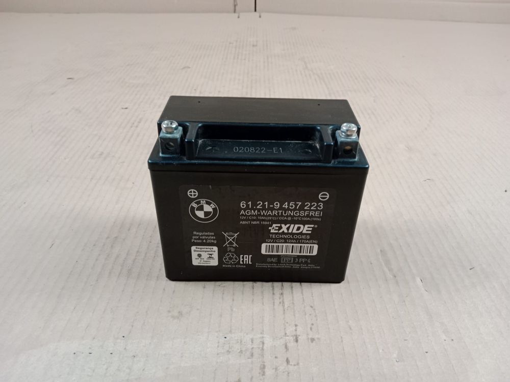 Akululator Motocyklowy Bateria EXIDE BMW 12V / C10 12Ah Oryginał 2024