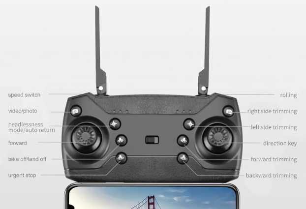DRON E88 PRO - 2 x kamera - zdalny podgląd w telefonie - NOWY - 12szt