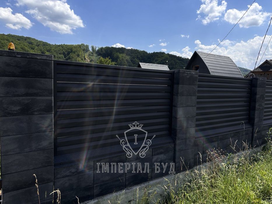 Блок на паркан модульний та рваний, цегла Кая, бруківка ОЗОН