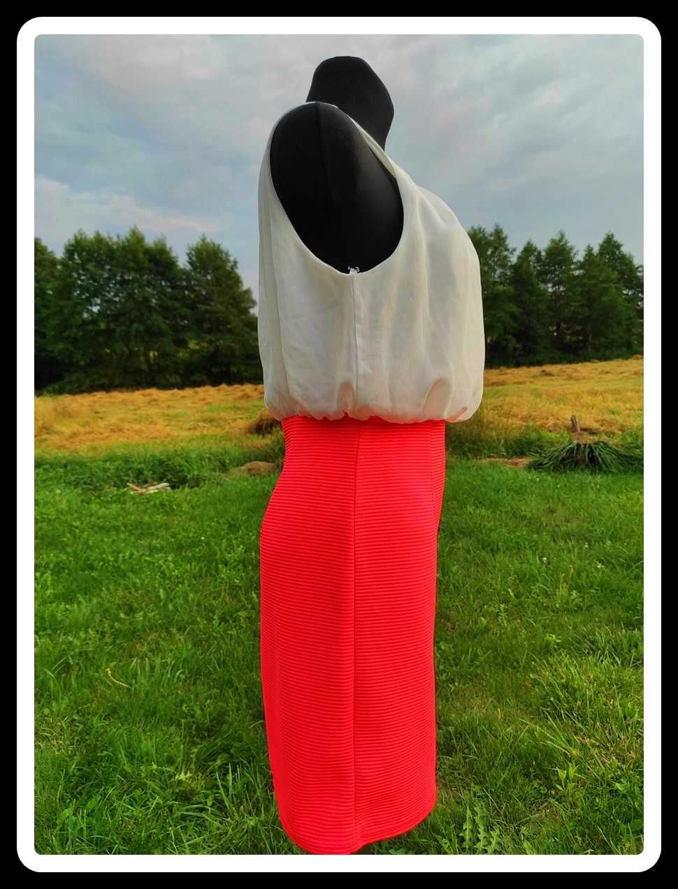 Atmosphere sukienka 40 L - 42 XL neonowa