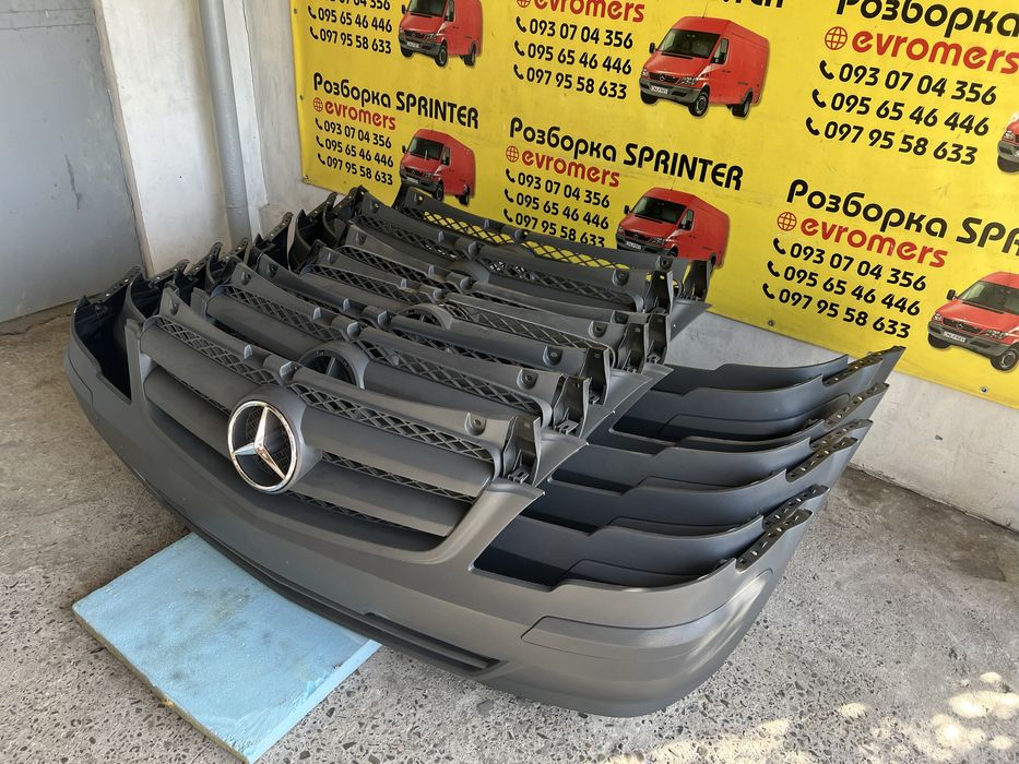 бампер передній віто w639 рестайлінг vito viano