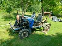 Sprzedam traktor samoróbka na podwoziu UAZ.