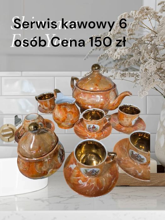 Serwis kawowy na 6 osób