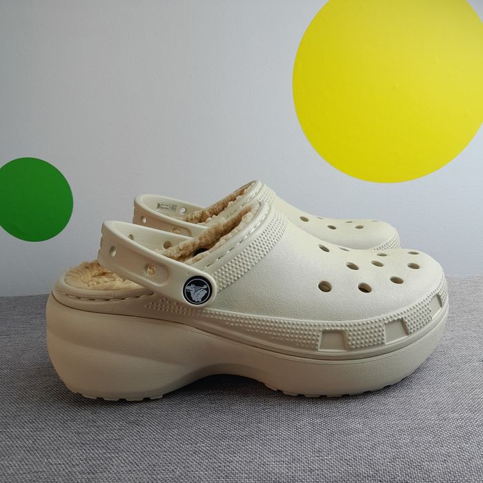 Новинка ! Жіночі утеплені крокси Crocs Classic Platform Lined Clog роз