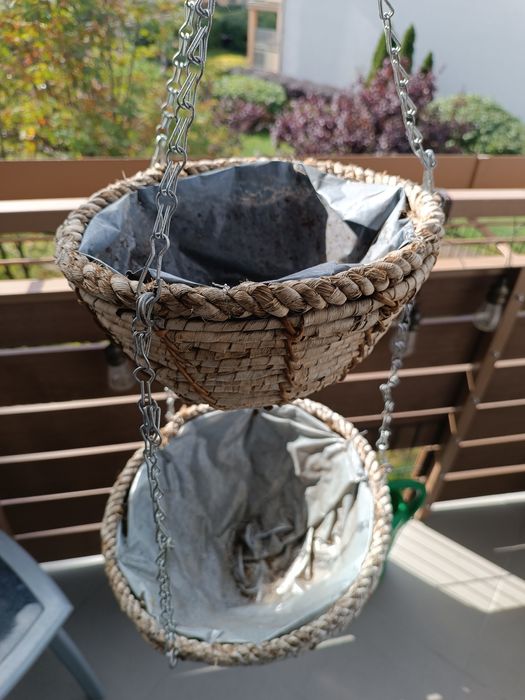 _._ Donica ogrodowa/balkonowa wisząca podwójna - 4szt.