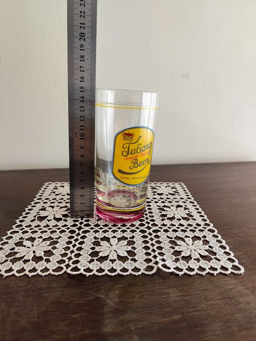 Kolekcjonerska szklaneczka pokal do piwa Tuborg specjal beer  PRL