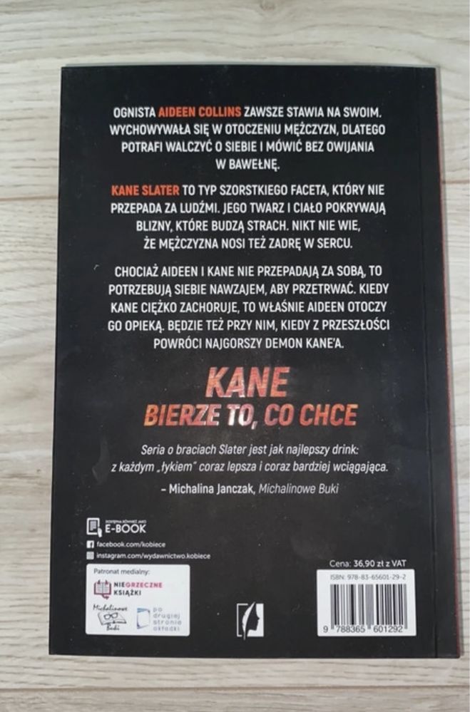 Kane. Bracia Slater. Tom 3