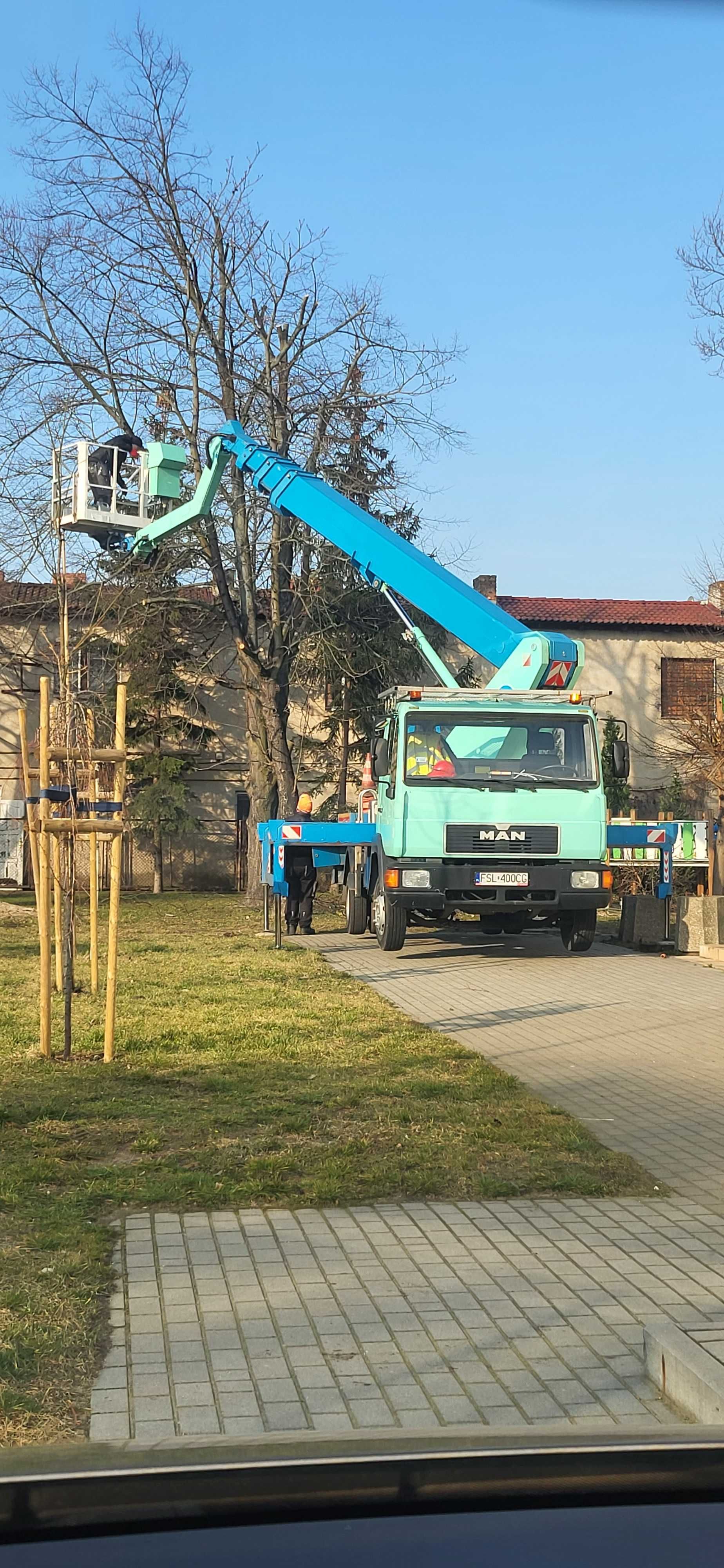 Podnośnik Koszowy Słubice - Wynajmem - Usługi 26-27m wys. roboczej