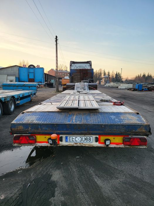 Naczepa niskopodwoziowa rozciągana poszerzana sprowadzona 48ton dmc