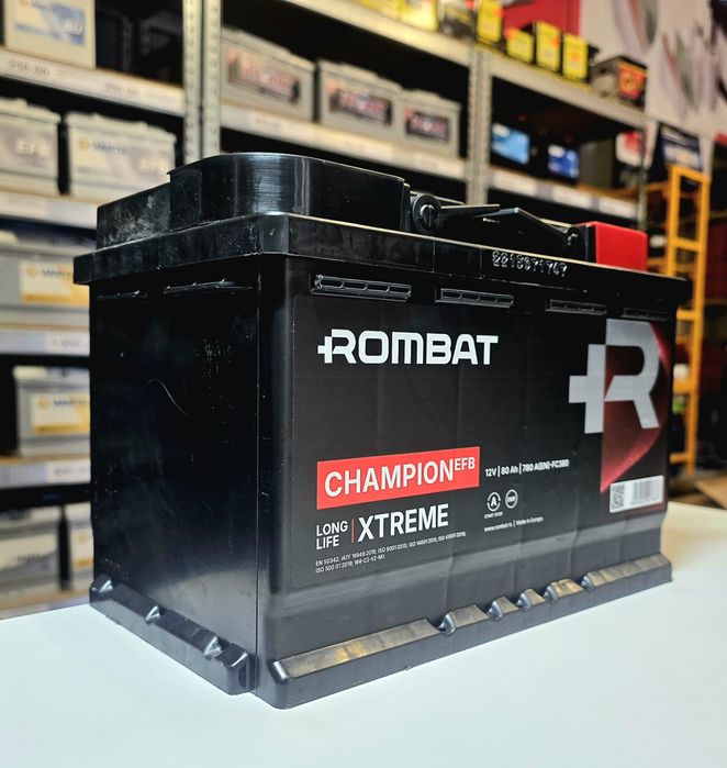 Akumulator ROMBAT Champion EFB 12V 80Ah 780A L3 nowy