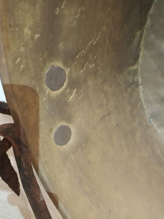 2 Caldeiras, panelas, tachos de cobre antigas