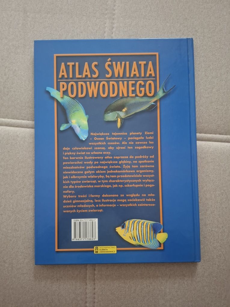 Książka atlas świata podwodnego ryby