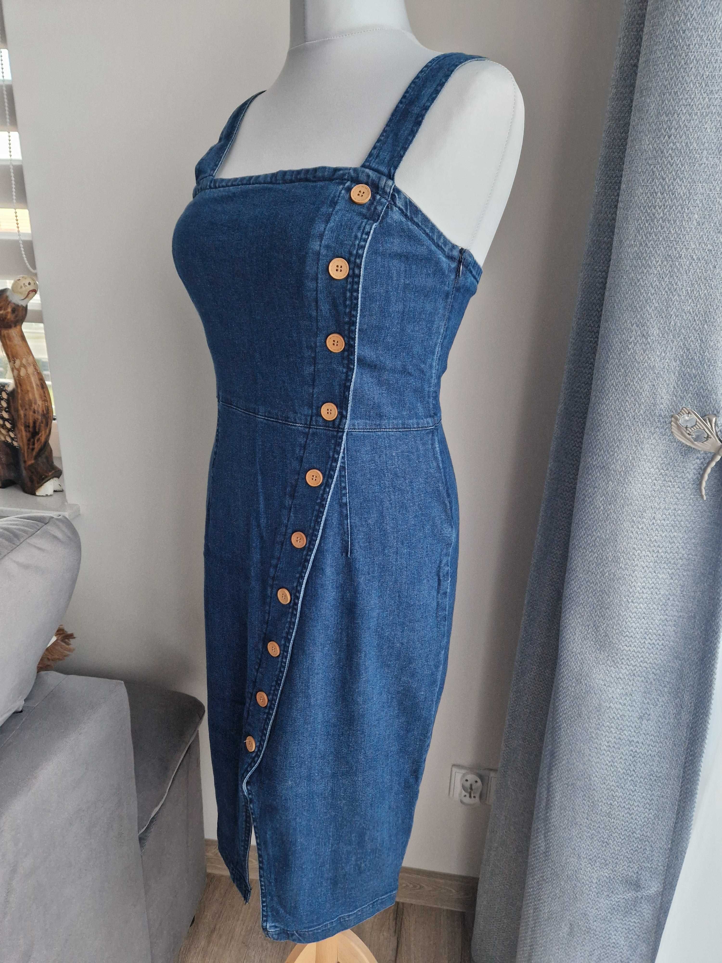 Vero Moda Sukienka Jeansowa L