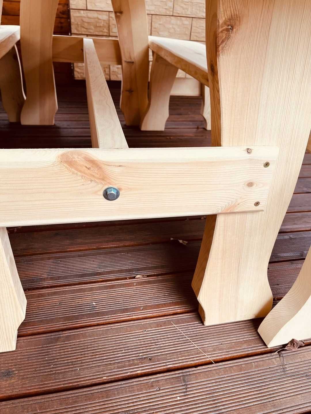 Drewniany Komplet Mebli Ogrodowych Na Lata Najlepsza Jakość