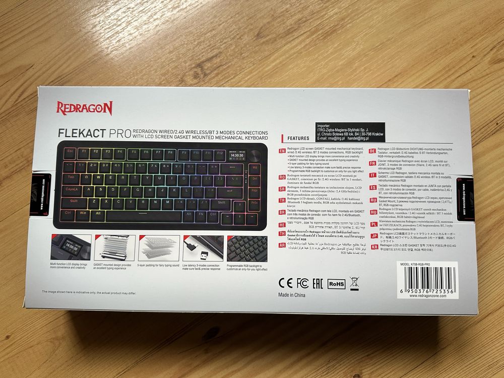 Redragon Flecact Pro bezprzewodowa profesjonalna klawiatura