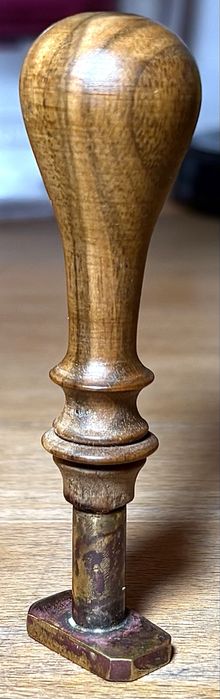 Pieczęć Herbu Bawola Głowa XIX w.