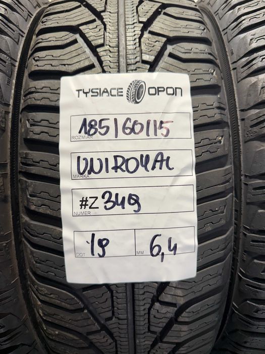 Opony Zimowe 185/60/15 Uniroyal MSPlus77 Komplet #Z349